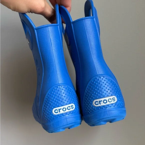 CROCS Limited collection Handle It Lightning Bolt Rain Boots size C9 - Picture 8 of 9